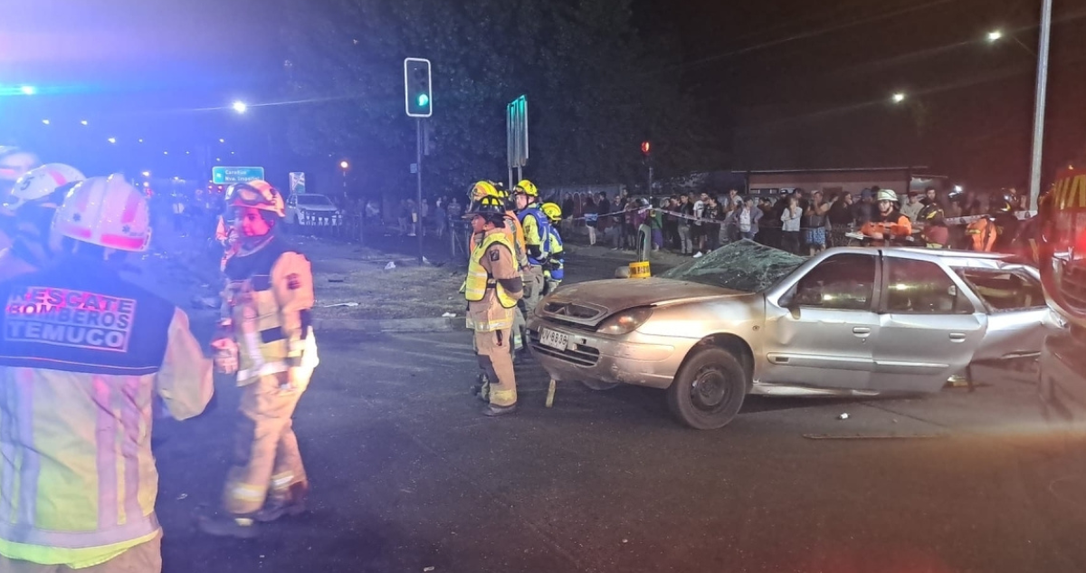 Accidente de tránsito en Temuco