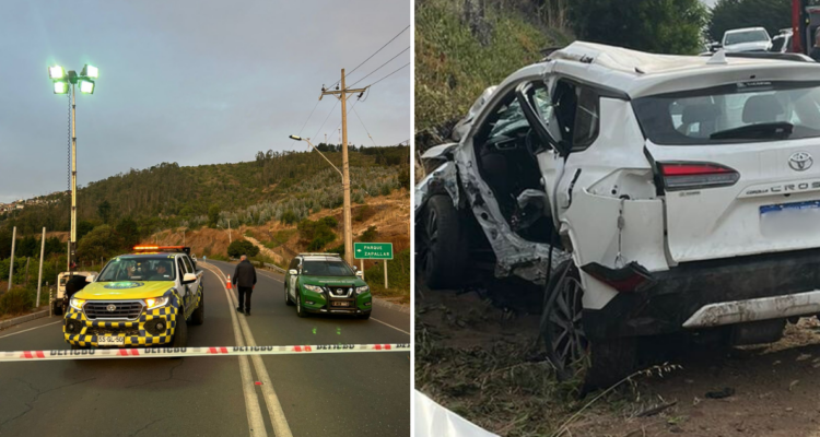 Conductor ebrio que protagonizó fatal accidente en Zapallar quedó en libertad: Fiscalía lo exculpa