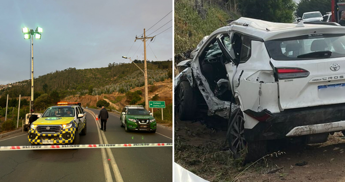 Conductor ebrio accidente zapallar libertad