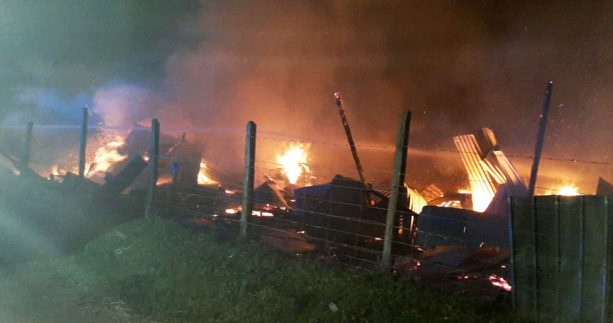 Provincia de Osorno delitos incendiarios