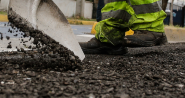 Obras de pavimentación