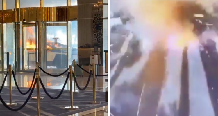 Videos captan el momento de la explosión de una Cybertruck de Tesla en el hotel Trump de Las Vegas