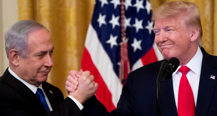 Imagen de archivo de Benjamin Netanyahu y Donald Trump