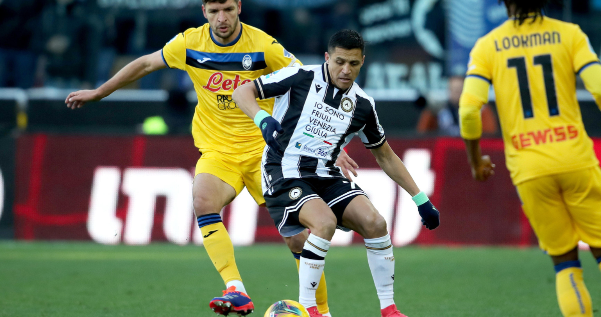 Udinese de Alexis Sánchez no pasó del empate ante Atalanta: palo le negó dos veces el gol al chileno