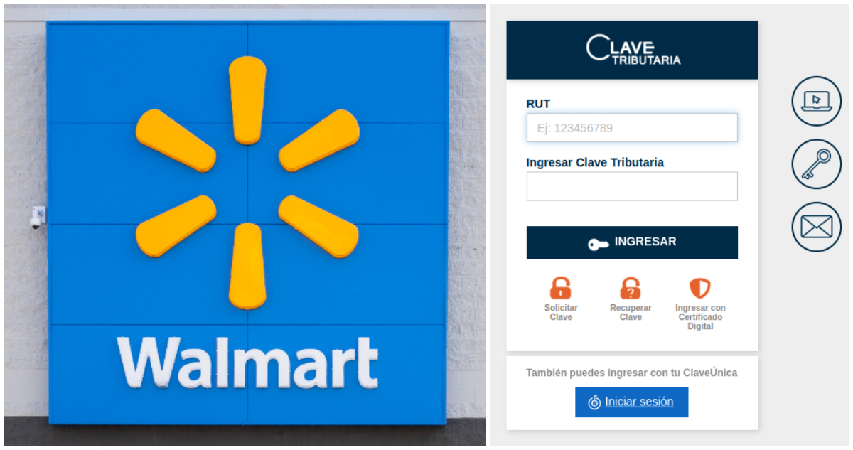 Roban clave del SII a ejecutivos de Walmart: empresa alude eventual vulnerabilidad de sistema estatal