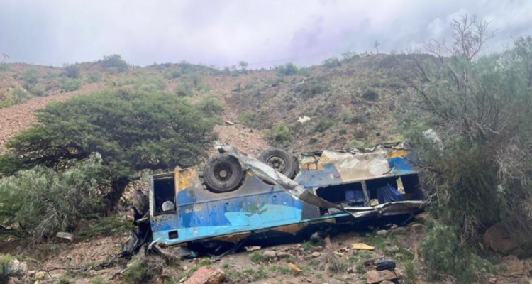 Bolivia: Al menos 31 fallecidos y 15 heridos tras la caída de un bus a un barranco