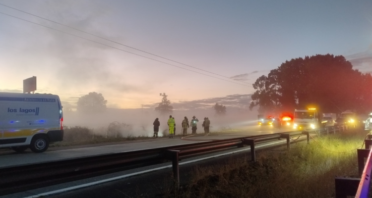 Volcamiento de vehículo en San Pablo