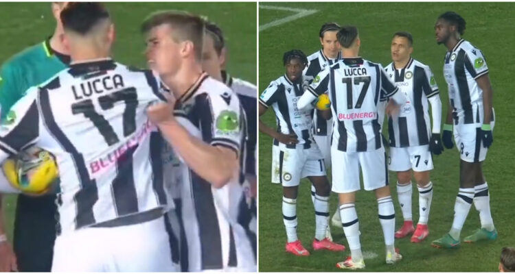 Alexs Sánchez en Udinese Lecce