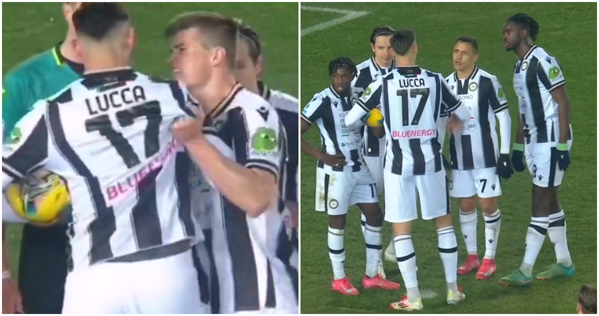 Alexs Sánchez en Udinese Lecce