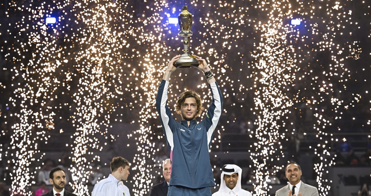 Andrey Rublev conquistó por segunda vez el ATP 500 de Doha