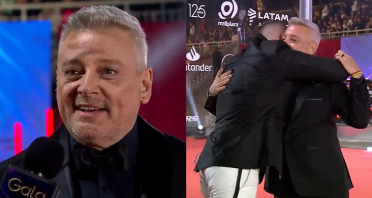 Juan Manuel Astorga y José Antonio Neme en la Gala de Viña