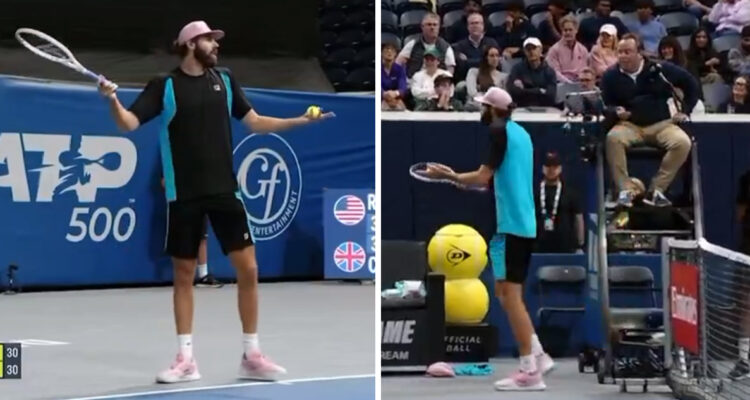 Reilly Opelka protagonizó escándalo con juez de silla en Dallas.