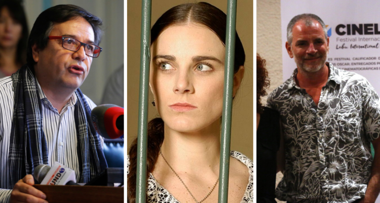 Claudio Arredondo, Bárbara Ruiz Tagle y Álvaro Rudolphy en referencia a respuesta de la actriz