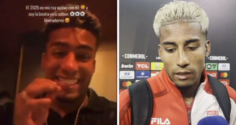 No era tan ‘Bestia’: jugador de Santa Fe pasó de la soberbia al casi llanto tras caer ante Iquique