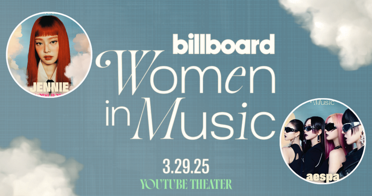 Mujeres del K-pop dicen presente: JENNIE y aespa son parte de los Billboard Women in Music 2025