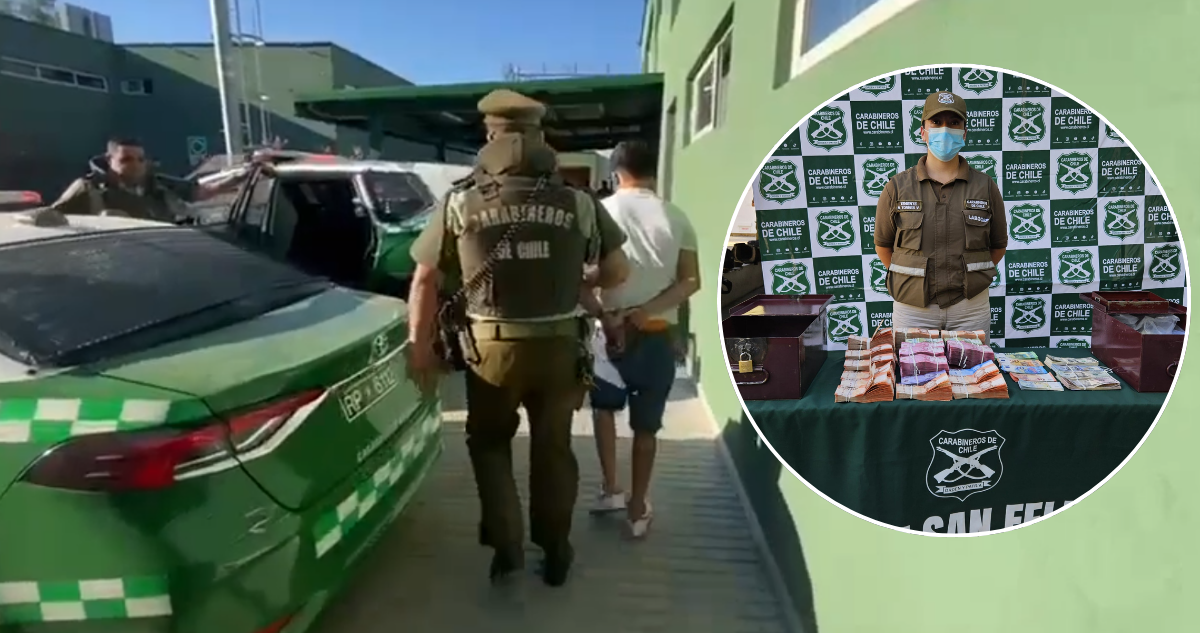 Amplían detención de los 10 involucrados en asalto con armamento de guerra a banco en Putaendo