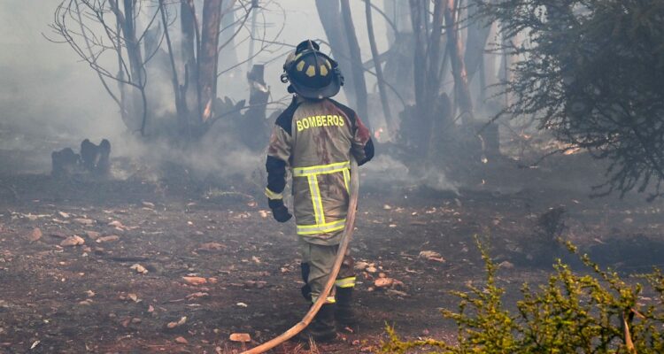 Bomberos atacados a disparos cuando combatían incendio forestal en Galvarino
