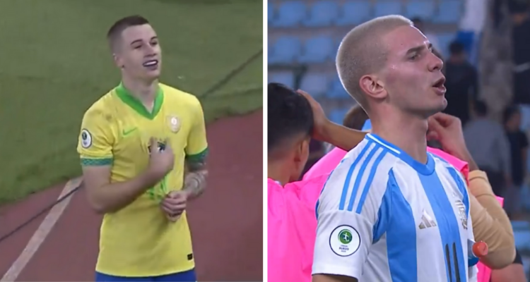 “Seis te comiste, muerto”: el picante cruce en empate entre Argentina y Brasil por Sudamericano Sub 20