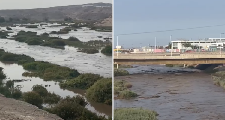 Calama: Senapred solicita evacuar la ribera del río Loa por amenaza de desborde