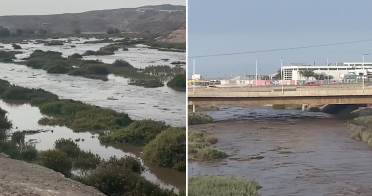 Calama: Senapred solicita evacuar la ribera del río Loa por amenaza de desborde