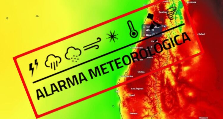 Alarma Meteorológica por altas temperaturas extremas en regiones de Chile dónde y hasta cuándo durará la ola de calor y máximas.