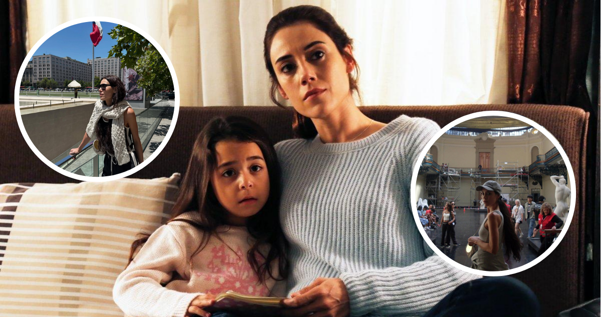 Cansu Dere en la teleserie “Madre” y en miniatura fotos de su paso por Chile