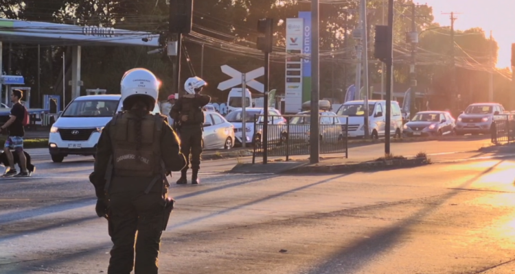 Megacorte de luz provocó caos vial en la principal avenida de San Pedro de la Paz