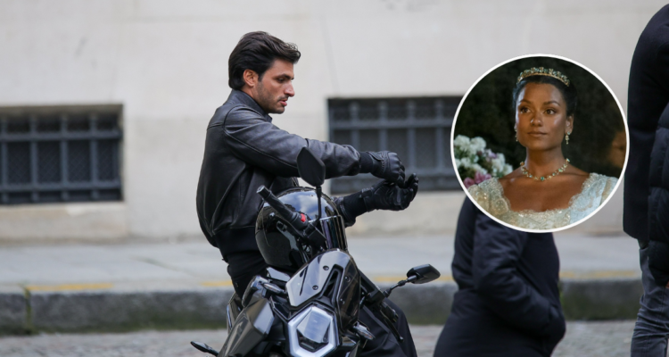¿Carlos Sainz Jr. cambia los autos por las motos?: Fue captado junto a actriz de Bridgerton en París