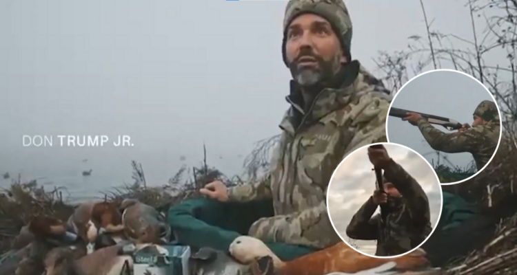 Indignación en Italia por video de Donald Trump Jr cazando aves protegidas en laguna de Venecia