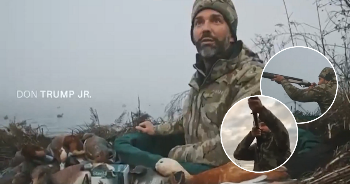 Indignación en Italia por video de Donald Trump Jr cazando aves protegidas en laguna de Venecia