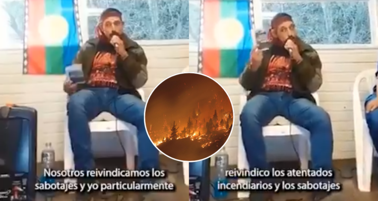 Argentina declara Organización Terrorista a grupo de Jones Huala por incendios que arrasan Patagonia