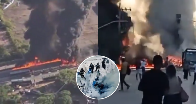 Al menos dos muertos deja caída de avioneta en concurrida avenida de Sao Paulo