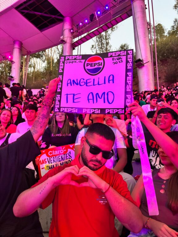 "Ven a comer completos a Talca": los carteles más llamativos de la quinta noche del Festival de Viña