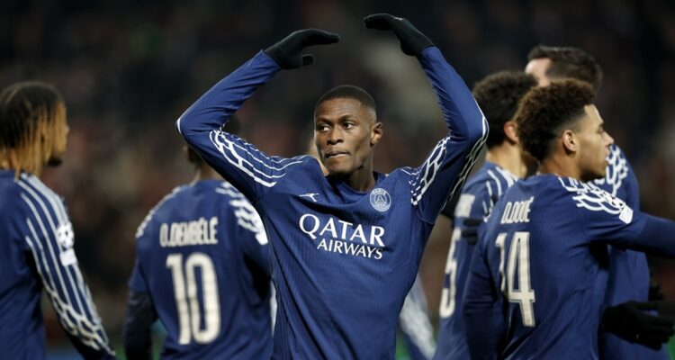 PSG goleó al Brest en la Champions League.