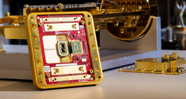Chip cuántico de Microsoft