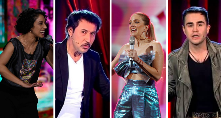 Nathalie Nicloux, Pato Pimienta, Alison Mandel y Juan Pablo Flores, ex integrantes del Club de la Comedia