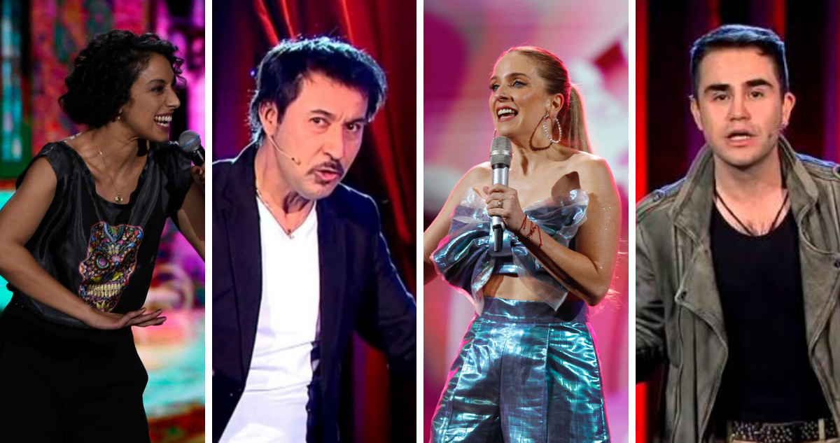Nathalie Nicloux, Pato Pimienta, Alison Mandel y Juan Pablo Flores, ex integrantes del Club de la Comedia