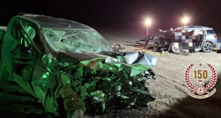 Colisión frontal dejó dos fallecidas en Ruta B-710 de Antofagasta: heridos escaparon del lugar