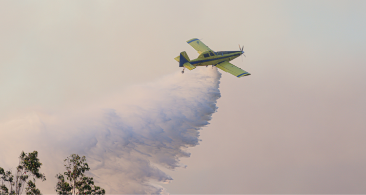Por qué el combate aéreo de los incendios forestales no se realiza de noche: Conaf explicó las razones