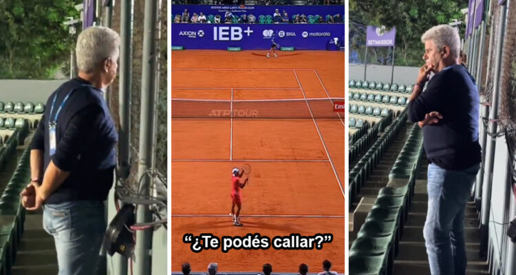 Padre de hermanos Cerúndolo se volvió viral en el Argentina Open.