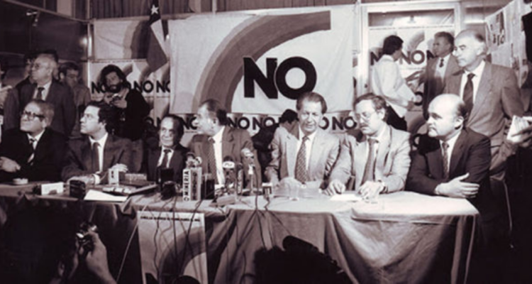 Concertación por el no y la unidad política como legado del plebiscito de 1988 en chile
