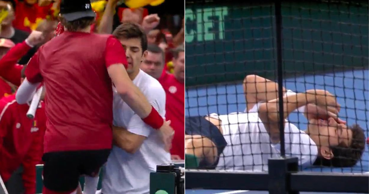 El mundo del tenis reacciona a la agresión de Cristian Garin en Copa Davis.