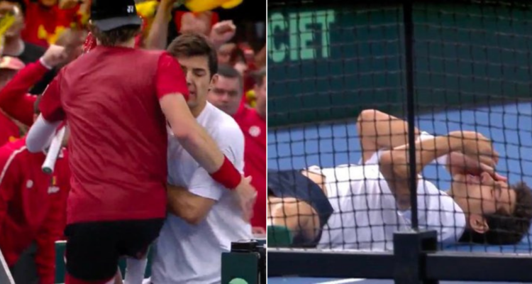 ITF suspende sorteo de Copa Davis hasta resolver denuncia de la Fetech contra la decisión tras el golpe de Bergs a Garin.