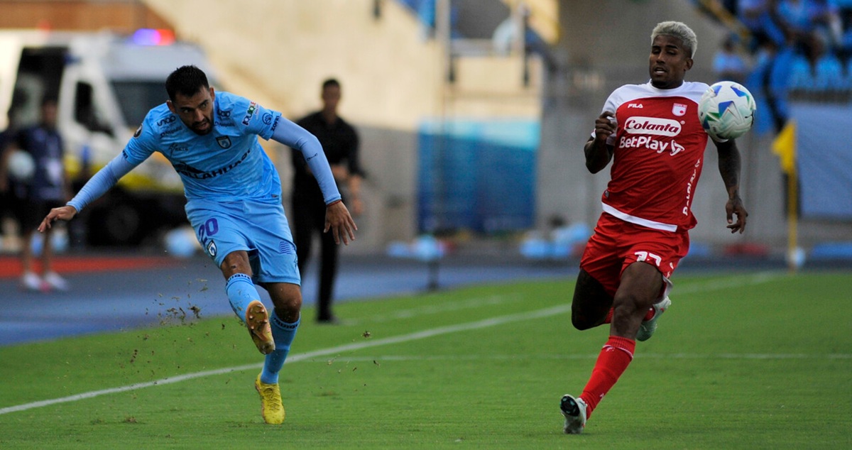 Deportes Iquique vs Santa Fe por Copa Libertadores.