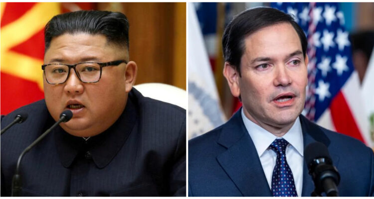 Kim Jong-un y Marco Rubio