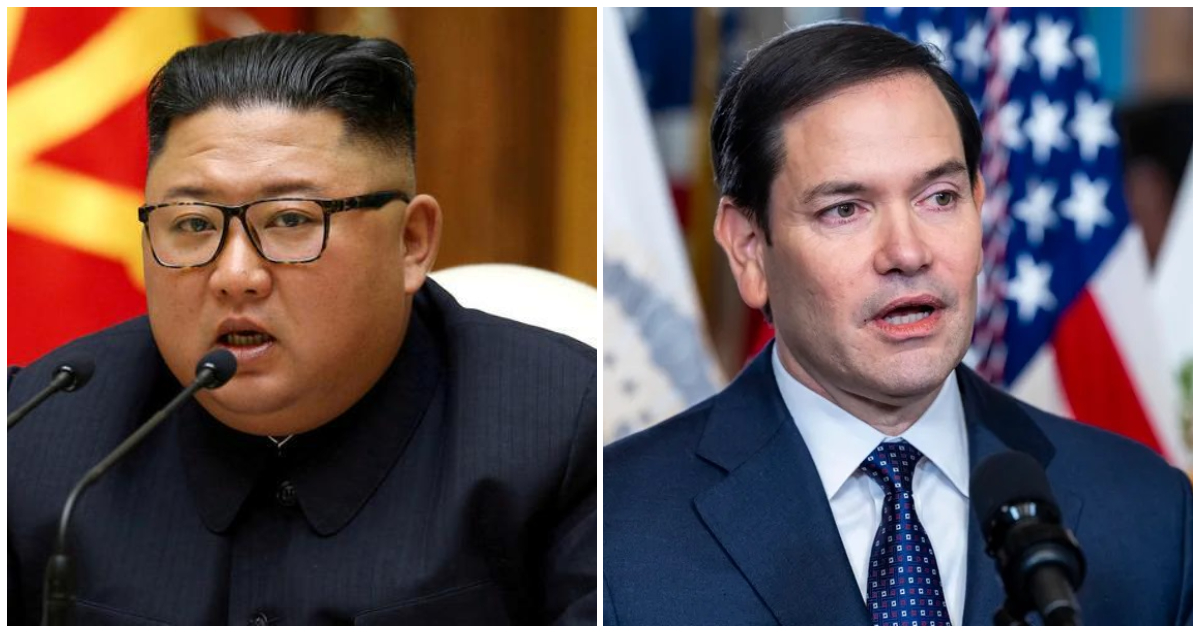 Kim Jong-un y Marco Rubio