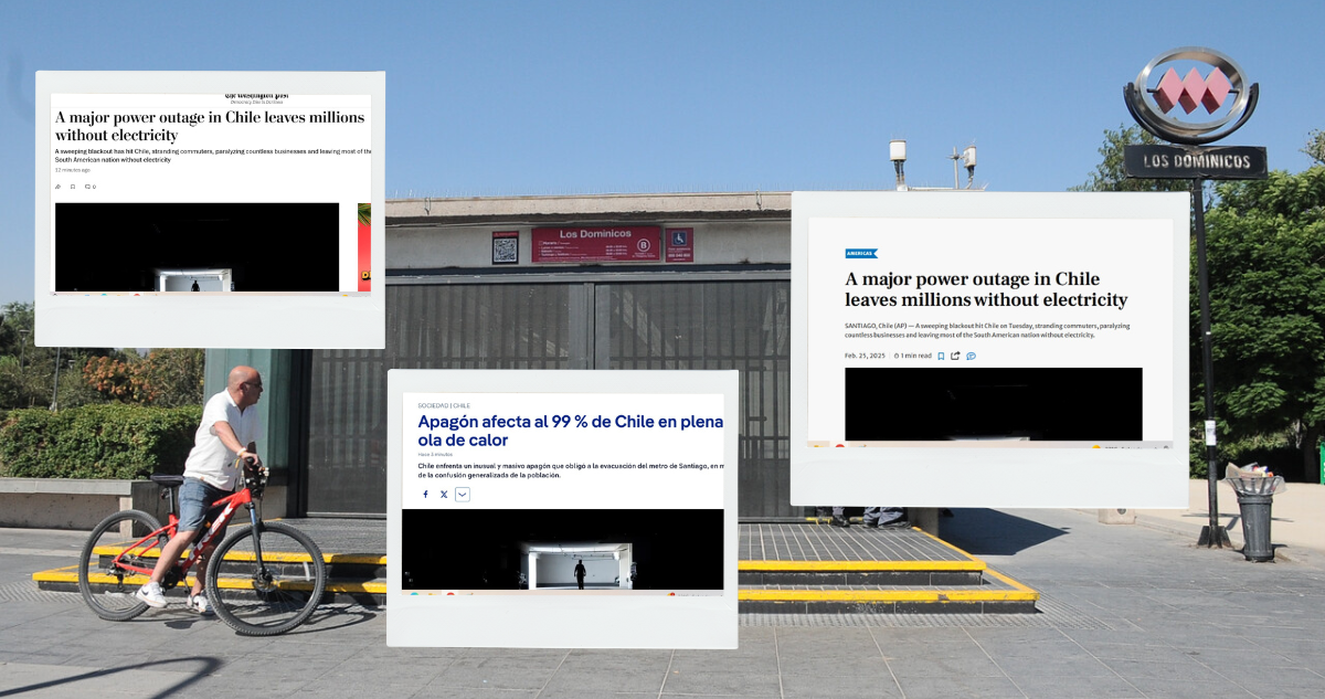 “Millones sin electricidad”: medios internacionales se vuelcan a Chile para cubrir el megacorte