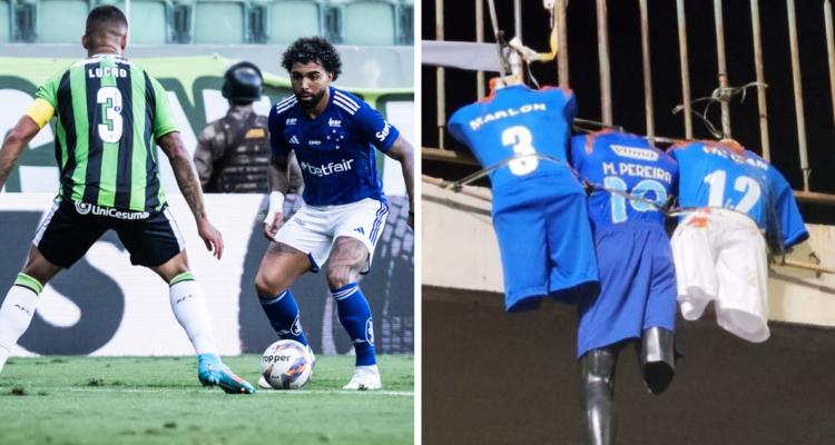 Grave amenaza contra jugadores de Cruzeiro tras eliminación: hinchas colgaron muñecos decapitados