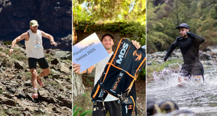 Daniel Allende, el chileno que desafía el desierto del Sahara en la Maratón Des Sables.