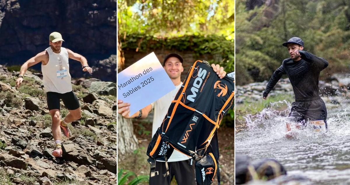 Daniel Allende, el chileno que desafía el desierto del Sahara en la Maratón Des Sables.